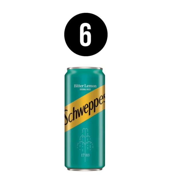 Schweppes Bitter Lemon BAX 6 dz. x 0.33L