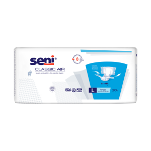 Scutece pentru adulti Classic Air, large, 30 bucati, Seni