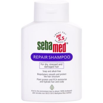 Sebamed Hair Care sampon pentru regenerare pentru păr uscat și deteriorat