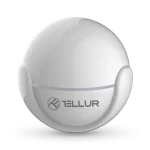 Senzor de miscare inteligent Tellur, Wi-Fi, Notificari aplicatie, Detectie 6 m