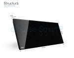Panou intrerupator dublu+dublu+dublu cu touch Livolo din sticla