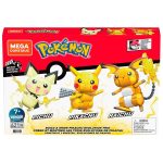 Set de constructie 3 figurine, Mega Bloks, Evolution Trio