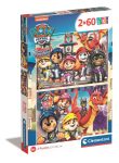 Puzzle Clementoni Paw Patrol, 2 x 60 piese