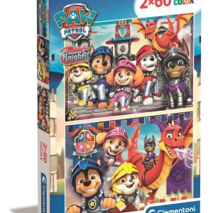 Puzzle Clementoni Paw Patrol, 2 x 60 piese
