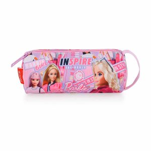 Penar cilindric cu 1 fermoar, Inspire The World, Barbie
