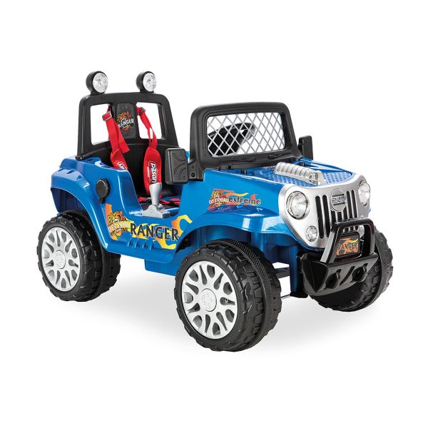 Masina de teren 4x4 cu telecomanda, 12 V, Pilsan, Ranger, Albastru