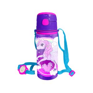 Termos cu pai, 600 ml, Coral High, Mov-Roz cu unicorn
