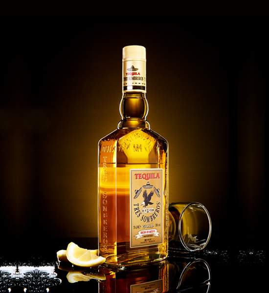 Tequila Tres Sombreros Gold 0.7L