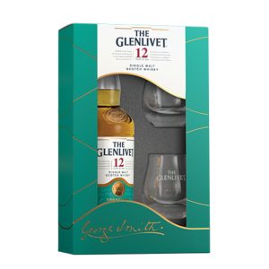The Glenlivet Whisky 12 ani Gift Set 0.7L