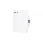 Intrerupator Dublu Wi-Fi cu Touch din Sticla Tellur