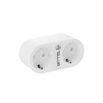 Priza Inteligenta Tellur Wi-Fi, 2 Porturi Schuko, 3680W, Monitorizarea Energiei