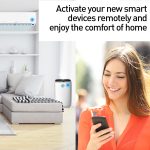 Telecomanda IR Tellur, Wi-Fi, Senzor temperatura & umiditate, Control aplicatie