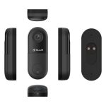 Videointerfon cu fir Tellur, Rezolutie 1080P, Infrarosu 130°, Wi-Fi, Slot microSD
