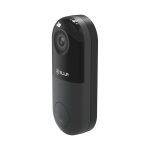 Videointerfon cu fir Tellur, Rezolutie 1080P, Infrarosu 130°, Wi-Fi, Slot microSD
