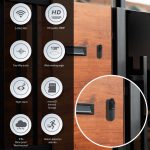 Videointerfon cu fir Tellur, Rezolutie 1080P, Infrarosu 130°, Wi-Fi, Slot microSD