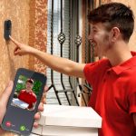 Videointerfon cu fir Tellur, Rezolutie 1080P, Infrarosu 130°, Wi-Fi, Slot microSD