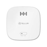 Senzor de fum Tellur, Wi-Fi, 2.4 GHz, Indicator, Alarma, Notificari