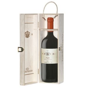 Torrevento Kebir Nero di Troia & Cabernet Sauvignon Puglia IGT Magnum Cutie Lemn - Vin Rosu Sec - Italia - 1.5L