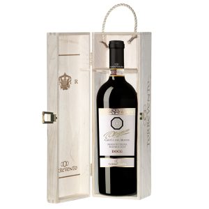 Torrevento Ottagono Castel del Monte Nero Di Troia Riserva DOCG Magnum Cutie Lemn - Vin Rosu Sec - Italia - 1.5L