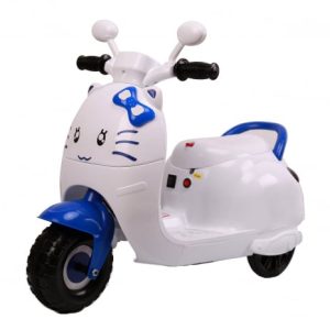 Tricicleta electrica pentru copii JK6588 20W 6V, culoare albastra
