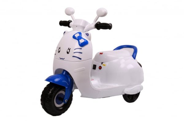 Tricicleta electrica pentru copii JK6588 20W 6V, culoare albastra