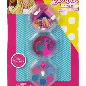 Trusa de Make-up rotunda, cu 3 niveluri, Barbie