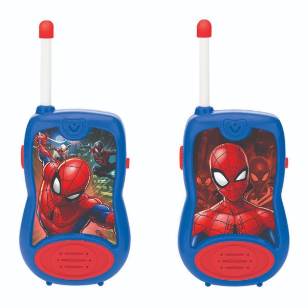 Set Walkie Talkie cu raza de actiune 100m, Spiderman
