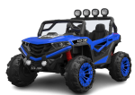 UTV electric 4x4, pentru 2 copii, Kinderauto RZR1000 180W 12V PREMIUM, culoare albastra
