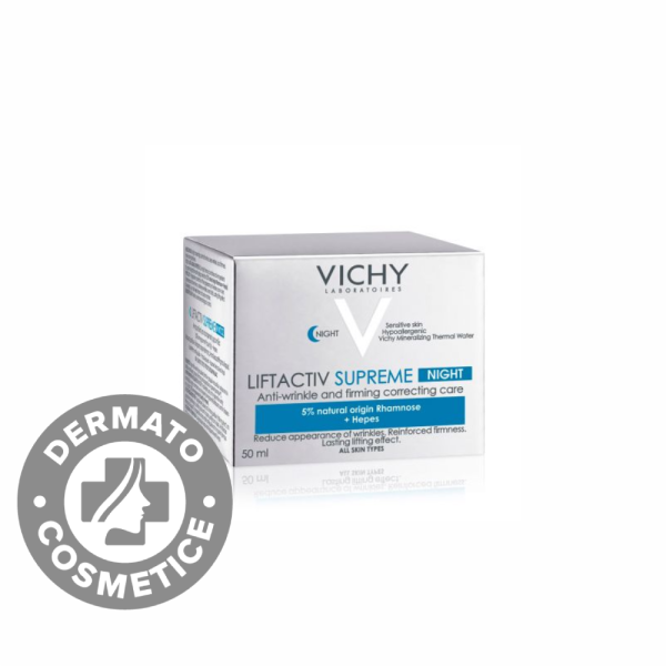 Crema de noapte antirid pentru toate tipurile de ten Liftactiv Supreme, 50ml, Vichy