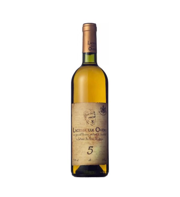 Lacrima lui Ovidiu Alb 5 ani - Vin Dulce Alb - Romania - 0.75L