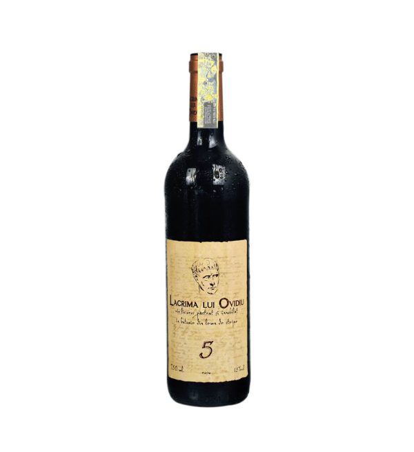 Lacrima lui Ovidiu Rosu 5 ani - Vin Rosu Dulce - Romania - 0.75L
