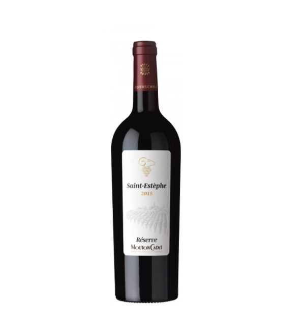 Mouton Cadet Merlot, Cabernet Sauvignon & Petit Verdot Reserve Saint Estephe - Vin Rosu Sec - Franta - 0.75L