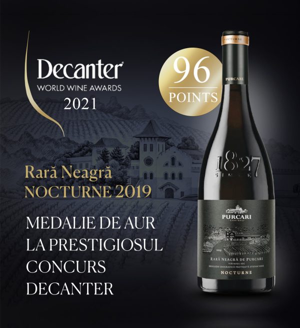 Purcari Nocturne Rara Neagra de Purcari - Vin Rosu Sec - Republica Moldova - 0.75L