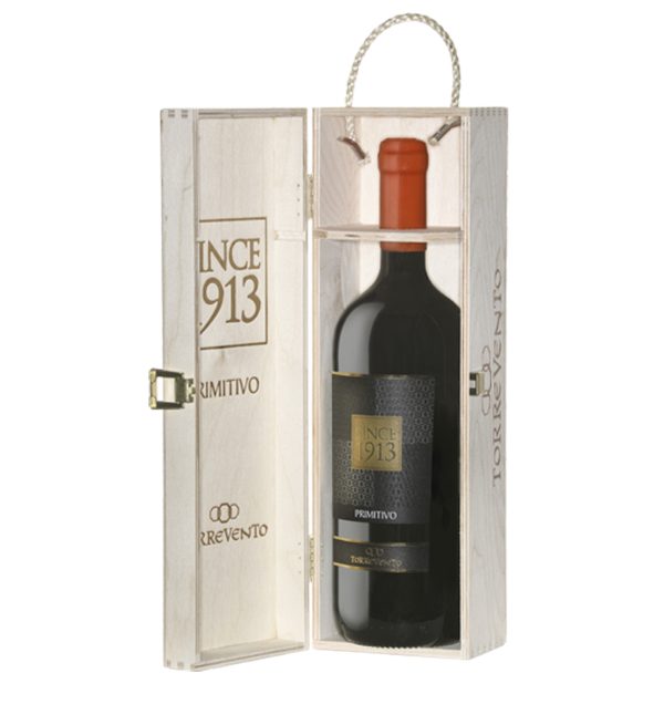 Torrevento Since 1913 Primitivo Magnum Cutie Lemn - Vin Rosu Sec - Italia - 1.5L
