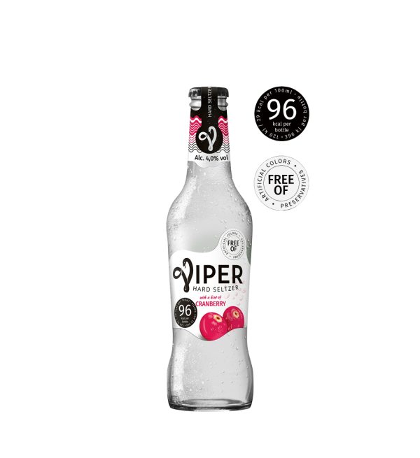 Viper Hard Seltzer Cranberry 0.33L