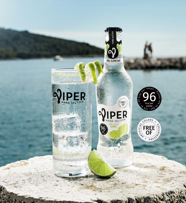 Viper Hard Seltzer Lime 0.33L