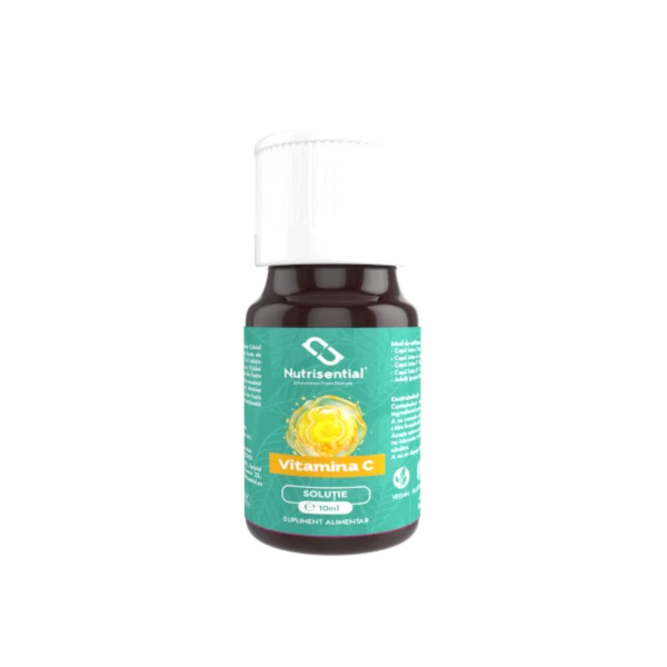 Vitamina C, Solutie adulti si copii, 10ml, Nutrisential