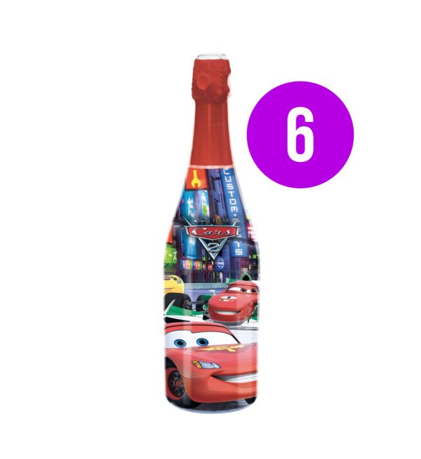 Vitapress Sampanie Copii Cars Capsuni & Mere BAX 6 st. x 0.75L