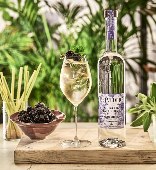 Belvedere Organic Infusions Blackberry & Lemongrass Vodka 0.7L