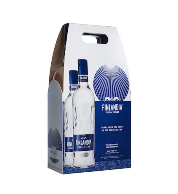 Finlandia Vodka Twin Pack 2 x 1L