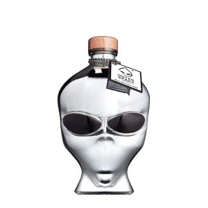 Vodka Outer Space Alien Head Chrome Edition 0.7L