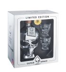 Vodka Outer Space Alien Head Chrome Edition Gift Set 0.7L