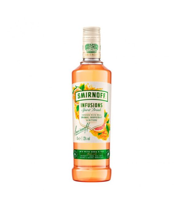 Smirnoff Infusions Orange Grapefruit & Bitters Vodka 1L