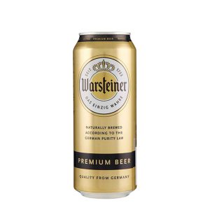 Warsteiner Premium Beer - doza - 0.5L