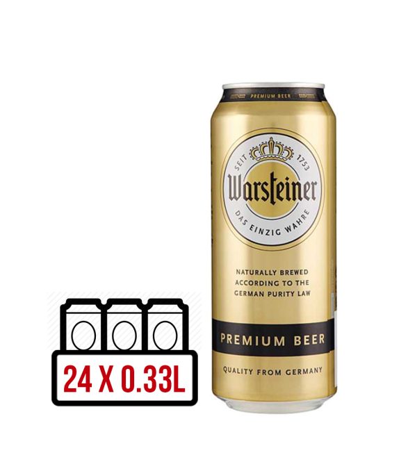 Warsteiner Premium Pils BAX 24 dz. x 0.33L