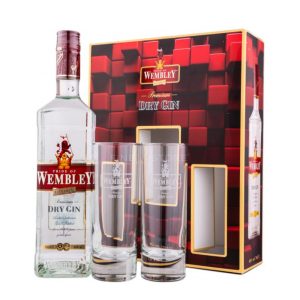 Wembley Premium Dry Gin Gift Set 0.7L