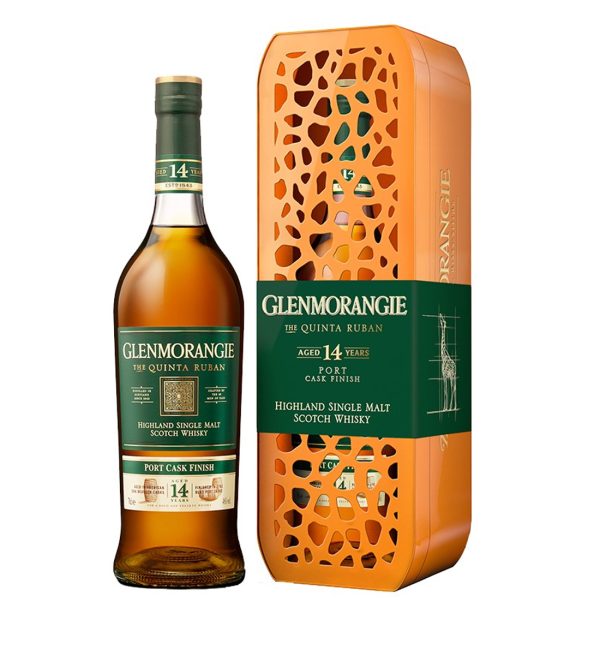 Glenmorangie The Quinta Ruban Giraffe Whisky 14 ani 0.7L