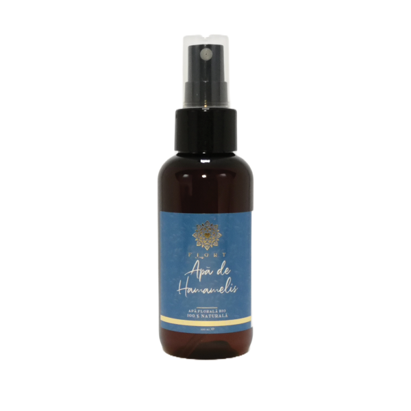 Apa de Hamamelis Bio, FLORY, in ambalaj 100 ml.