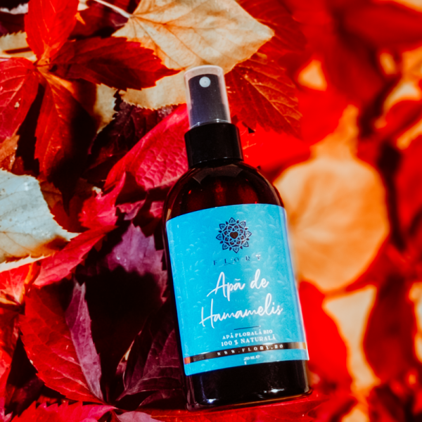 Apa de Hamamelis Bio, FLORY, in ambalaj 250 ml.