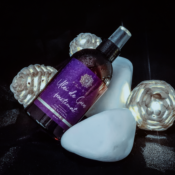 Ulei de Cocos Fractionat / Caprilis, FLORY, in ambalaj 250 ml.